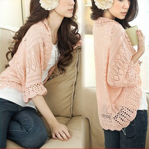 2013 kaross cutout knitted shirt air conditioning cardigan sun protection clothing small cape thin outerwear