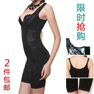 2013 Kineticenergy fat burning abdomen drawing shaper seamless one piece beauty care slimming body shaping underwear New