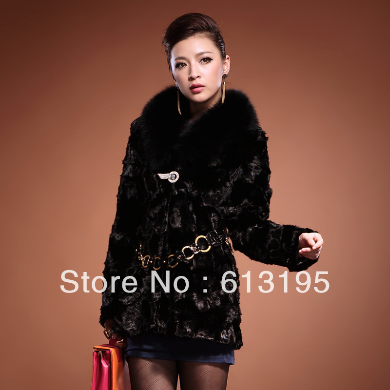 2013 marten overcoat Women fur coat mink /ydx171