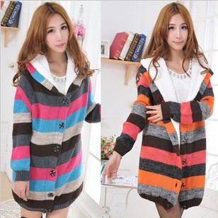 2013 maternity clothing maternity striped sweater maternity cardigan cashmere sweater maternity outerwear