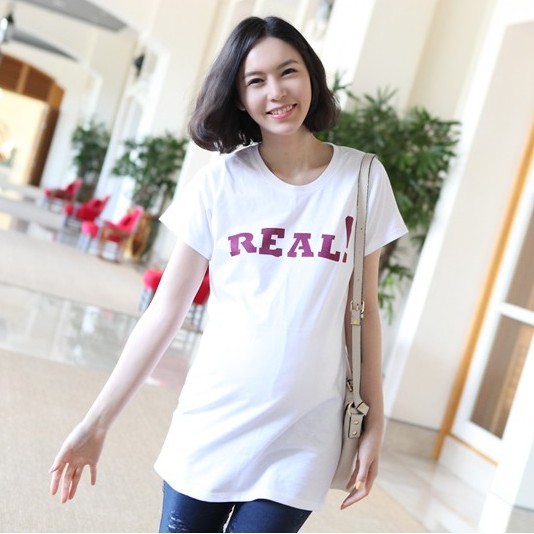 2013 maternity clothing maternity summer maternity top maternity t-shirt clothes letter t-shirt short-sleeve T-shirt