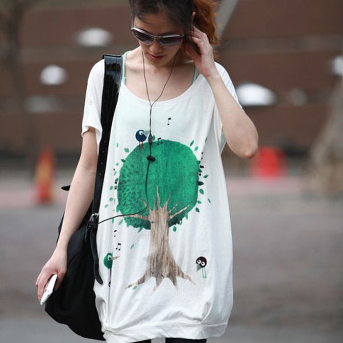 2013 maternity clothing maternity t-shirt maternity big tree short-sleeve T-shirt maternity top big tree t-shirt