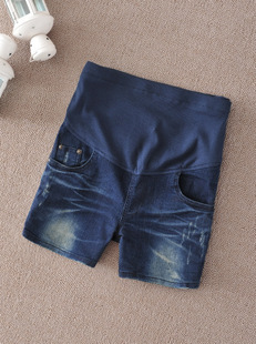 2013 Maternity clothing summer denim maternity knee-length maternity capris pants maternity shorts 311 nursing clothes