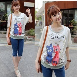 2013 maternity clothing summer twinset maternity t-shirt summer maternity set summer