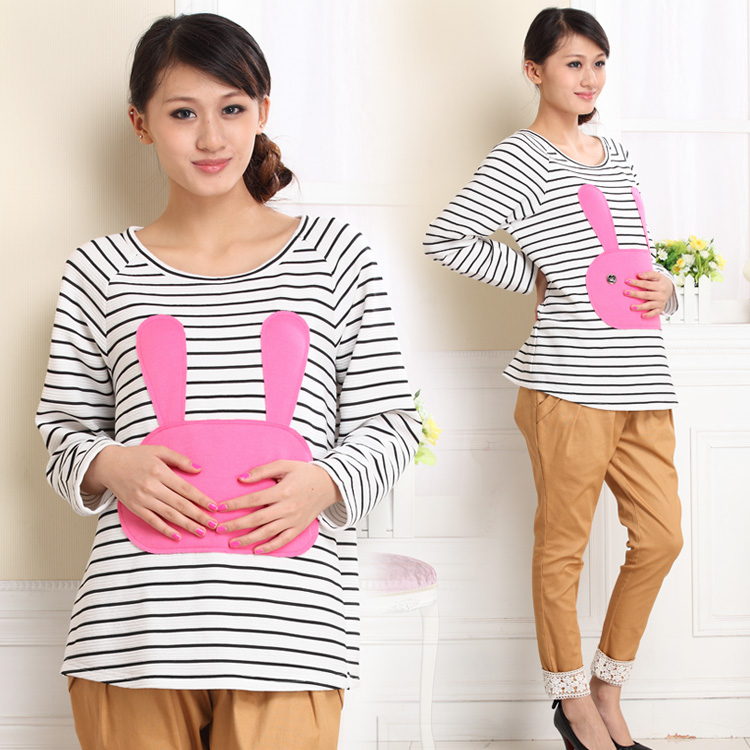 2013 maternity top maternity basic maternity shirt spring clothing maternity t-shirt tianxi 2303