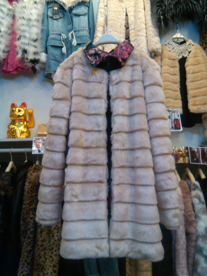 2013 new 2012 autumn and winter slim fur female elegant brief rabbit fur faux medium-long outerwear overcoat