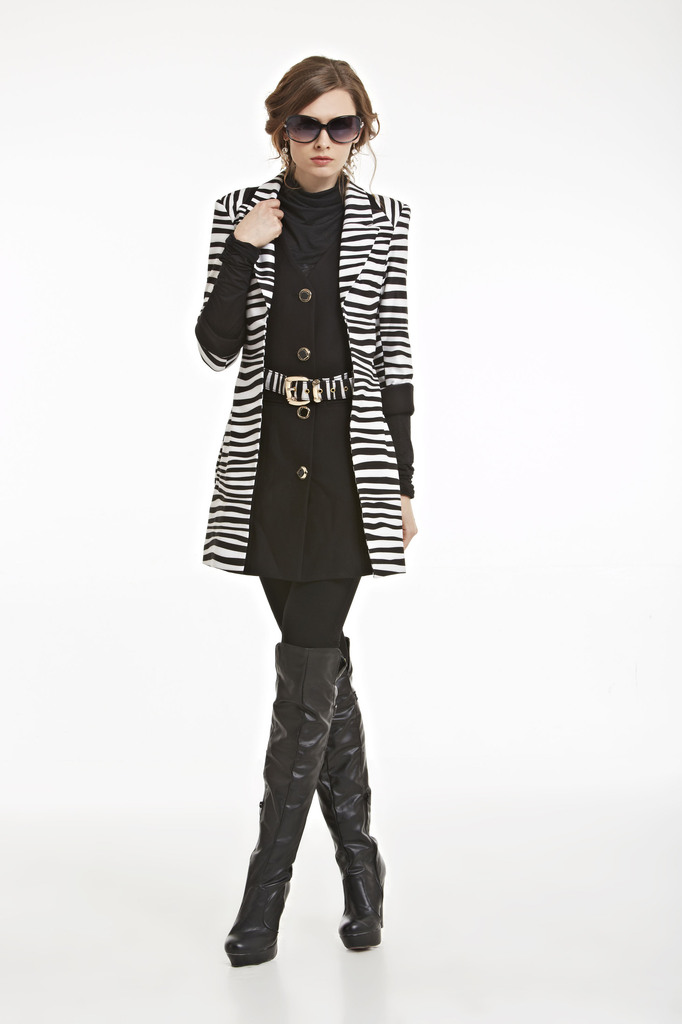 2013 new arrival autumn and winter women's trench fashion medium-long outerwear trench