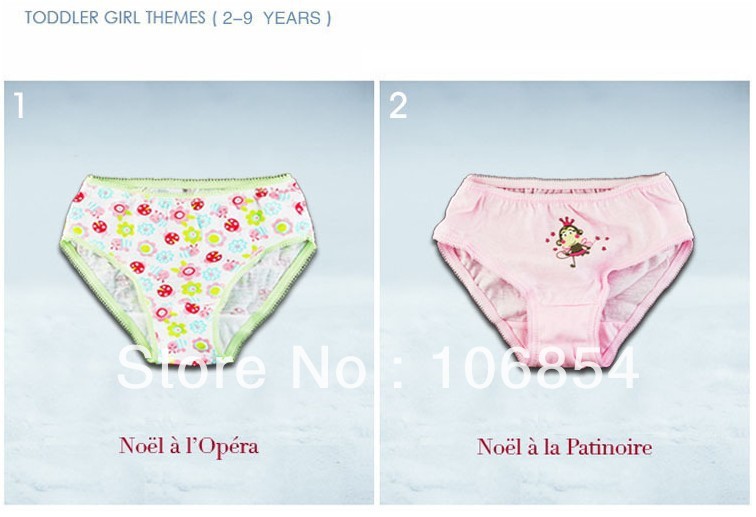 2013 NEW ARRIVAL Free Shipping DHL/EMS   12pcs/lot 100%cotton underwear for girl panties hight quality briefs