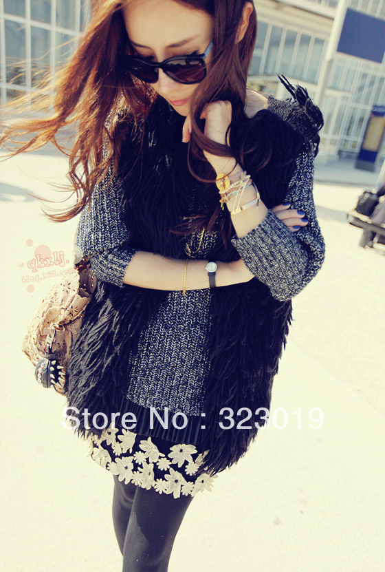 2013 new arrival FREE SHIPPING fastion  Long  Tassel  sweater veste ,