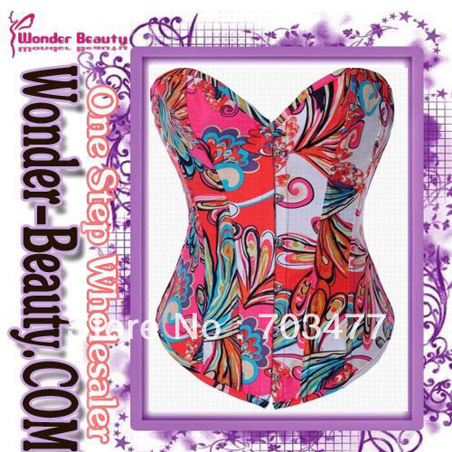 2013 new arrival sexy strapless corset colorful corset