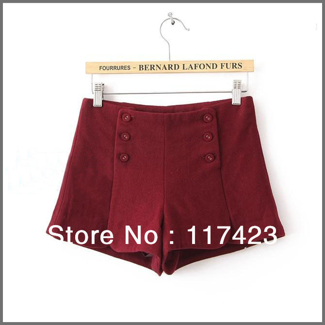 2013 New Arrive Women's Shorts Fashion Office Short Women Party Solid Pants Size S-L Four Colors Optional Free Shipping H334