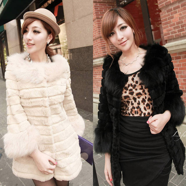 2013 new Autumn and winter faux overcoat outerwear 2012 fur coat thickening fur long design slim