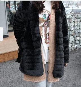 2013 new autumn and winter women faux fox fur overcoat fur coat faux wadded jacket cotton-padded jacket