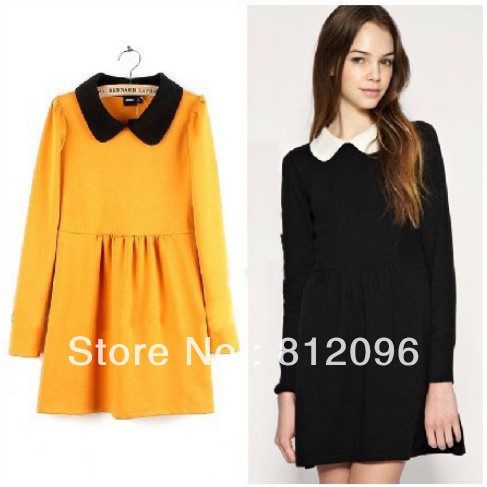 2013 new Brand designer Promotions hot trendy cozy fashion women clothes casual sexy dress Puff doll collar candy dress