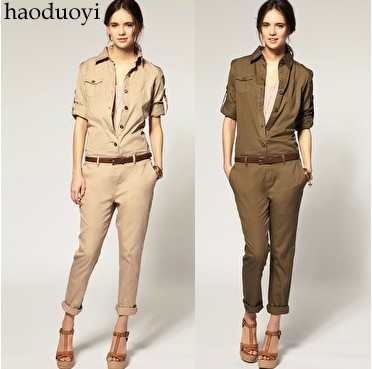 2013 new cotton handsome jumpsuit ,Slim Siamese trousers free shipping