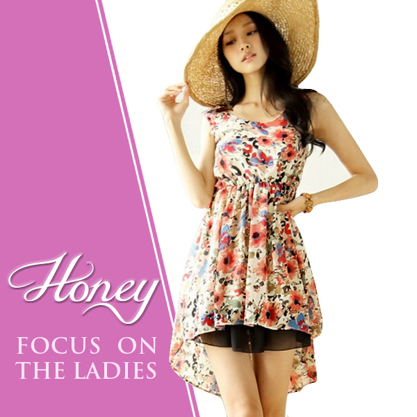 2013 New Dress Free Shipping  Ladies Summer Printed Dress Casual Dress No 7603