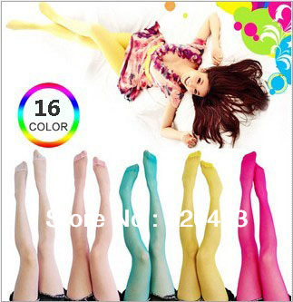 2013 New Fashion Alluring Sexy Ultrathin Transparent Elastic 20D Tights 16 colors Silk Stockings