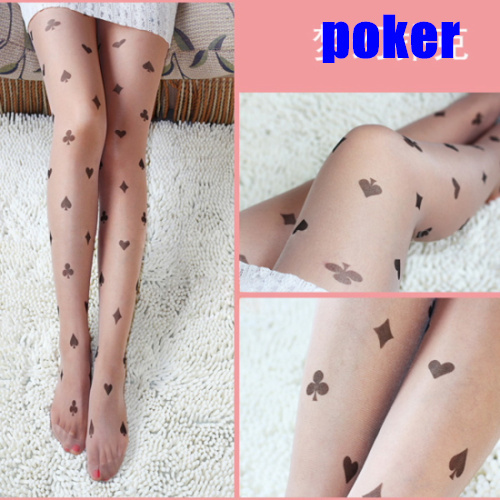 2013 new fashion ladies Sexy Sheer Transparent Tattoo Pantyhose leggings free shipping