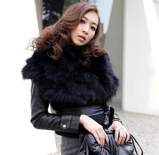 2013 new fashion women's belt short Faux Fur Vest ,free shipping M240