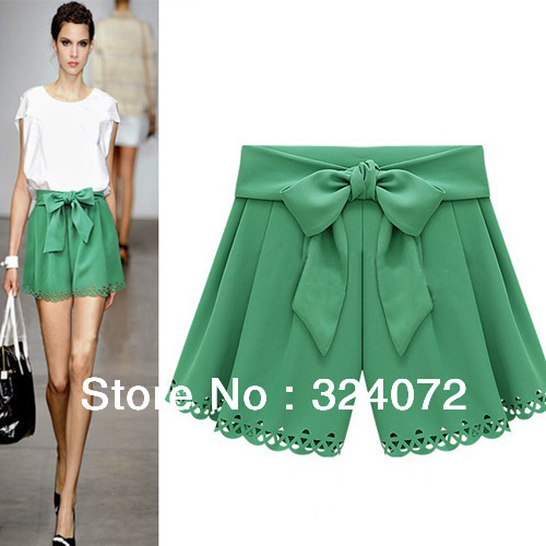 2013 new fashion women's straight type culottes shorts shorts  free shipping