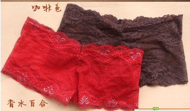 2013 new female models nightclub sexy lace transparent flowers Ms. briefs V word underwear