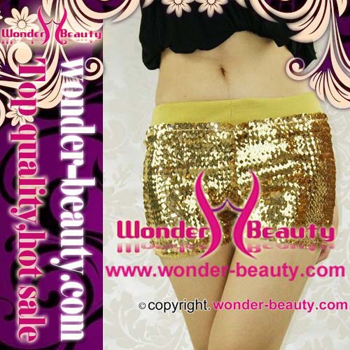 2013 New Golden sequin sexy hot pants for lady