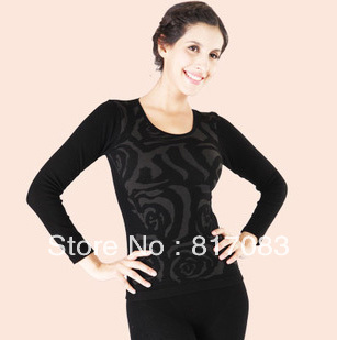 2013 New High quality Regenerated cellulose fiber Terry Knitted  Rose Thick Soft Warm Sexy  Seamless Underwear  Shaper  W12041