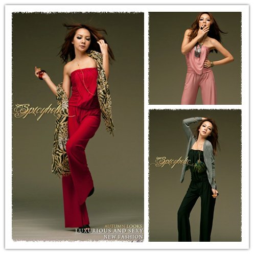 2013 new hot summer Fashion Cozy women clothes Pants trousers strapless loose thigh pants vest jumpsuit Rompers Pants T-shirt