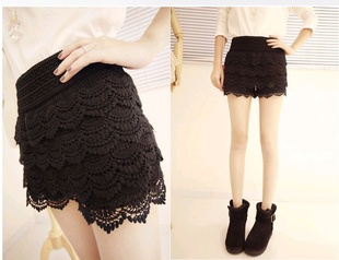 2013 New Lace Shorts For Women Fashion Skirt Safety Pants