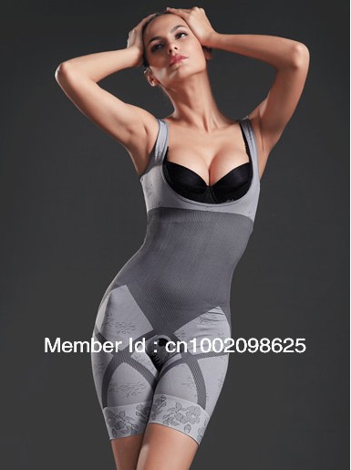 2013 New Magic slimming underwear Bodysuit Bamboo Charcoal Slimming Body Shaper NATURAL bamboo body suit