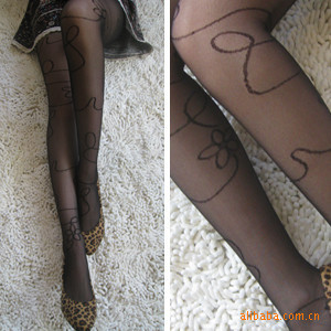 2013 new Narcissus flowers wound jacquard pantyhose stockings  GG2056