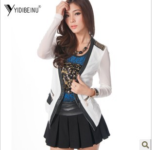 2013 New spring and autumn fashion popular slim jacket ,cool and comfortable coat, +free shinpping