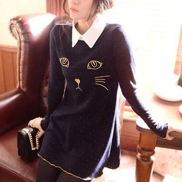 2013 New Spring Brand Maternity clothing spring maternity cat long-sleeve maternity t-shirt spring maternity top