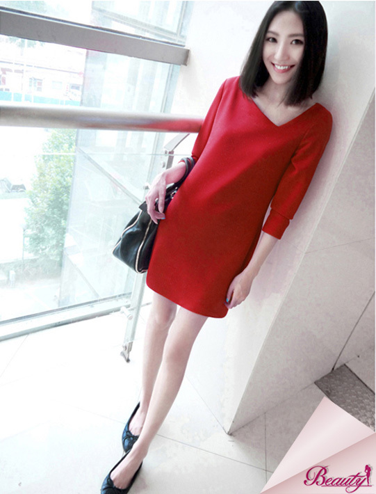 2013 New spring Pre-sale of Japan and South Korea fashion novelty Office Lady dress all express