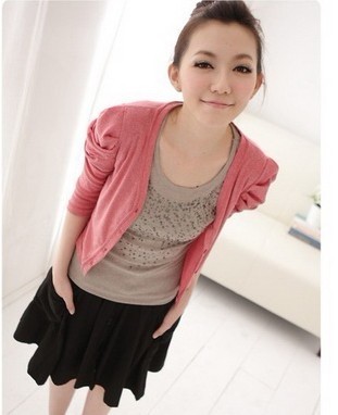 2013 New Style Women's Dress, Y 2013 spring pleated puff sleeve coat ,fashion dresses