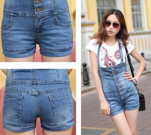 2013 new summer wear overalls women jeans, shorts, fashion, cultivate one's morality show thin straps jumpsuit