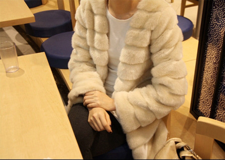 2013 new women's faux outerwear medium-long long-sleeve cardigan overcoat