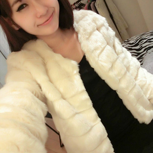 2013 new women's winter new arrival women's white trophonema berber fleece fur cape outerwear