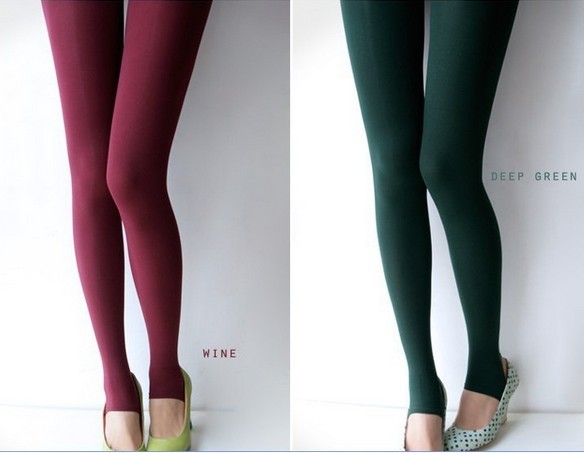 2013 newThe  colored velvet hot models stepped foot tights  stockings wholesale GG1056