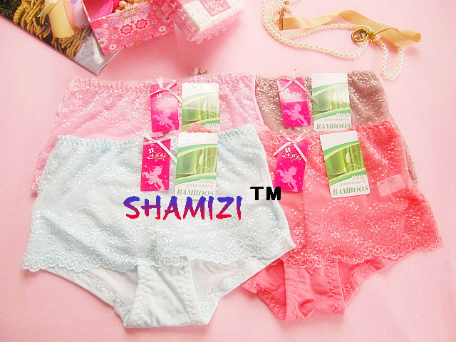 2013 newThe new 6007 exquisite lace Ms. triangular bamboo fiber underwear