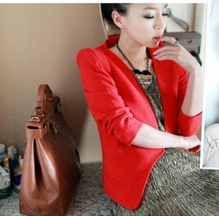 2013 ol fashion elegant slim sexy brief women's blazer short jacket female