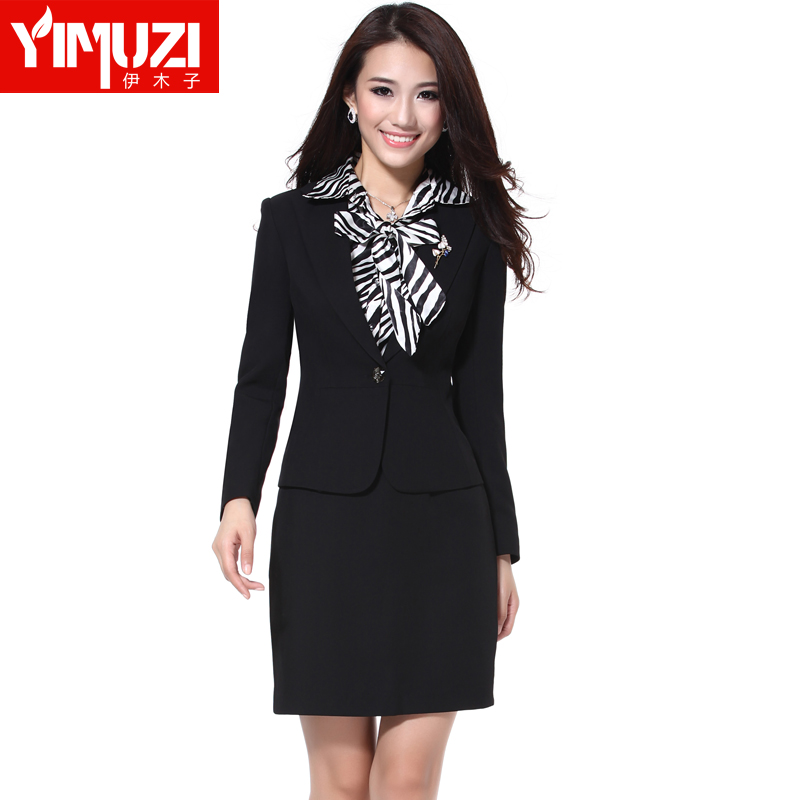 2013 OL outfit professional women's slim taoku one button work wear female j8823