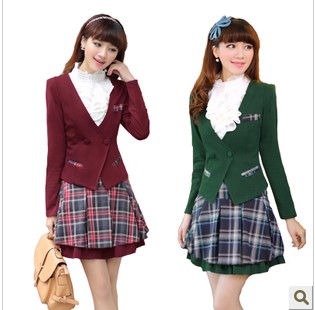 2013 ol work wear set blazer skirt women's fashion set skirts spring and autumn female