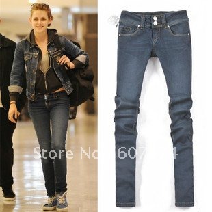 2013 Personality&high quality Stylish women washed skinny Denim Jeans,casual pencil pants,S:26-30,#1371,Free shiping