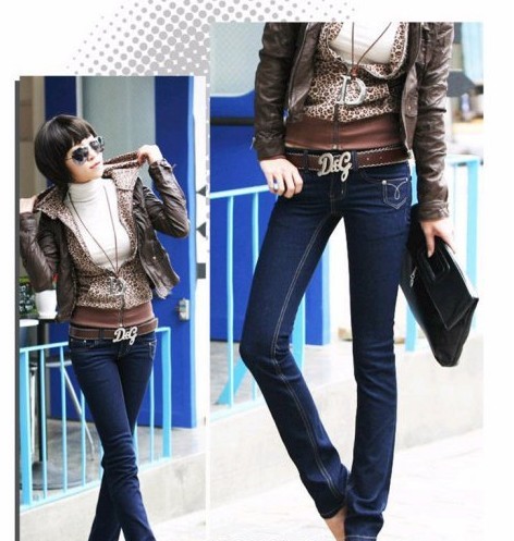 2013 Slim elastic woman skinny jeans low waist pants pencil tight jeans female Appear thin  woman Free shipping