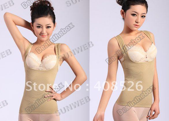 2013 Slimming Control Body Shaper Underbust firm Tummy control Vest Shape Wear Waspie M/L free shipping 3707