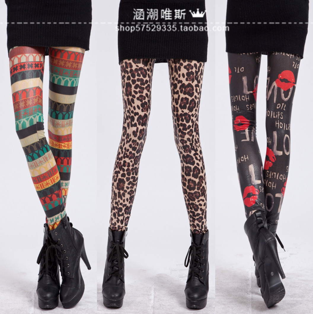 2013 spring and autumn new arrival pants fashion all-match faux leather slim elastic ankle length trousers tight legging