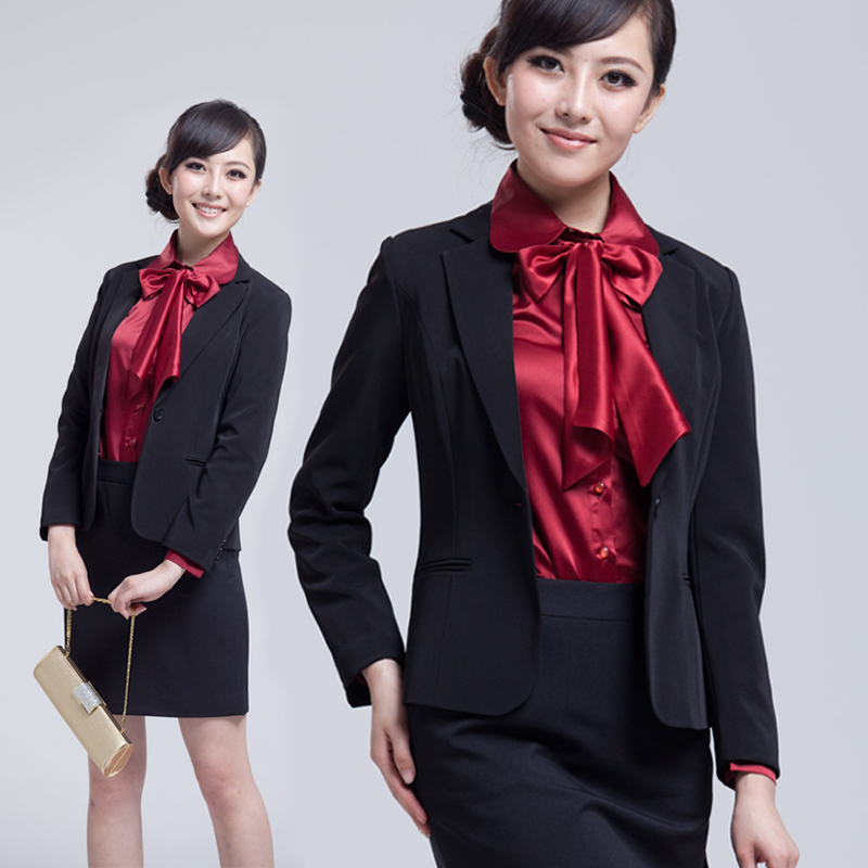 2013 spring and autumn ol set female fashion suit work wear piece set work wear skirt set