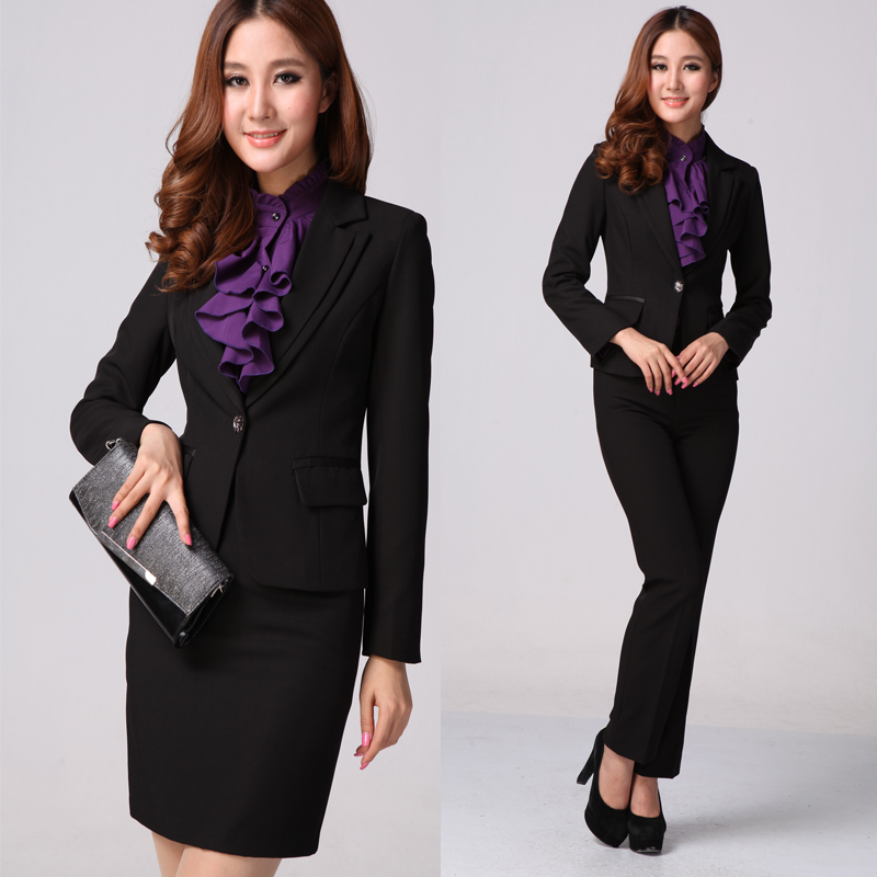 2013 spring and autumn ol work wear set clothing sets dresses fashion professional set work wear l209