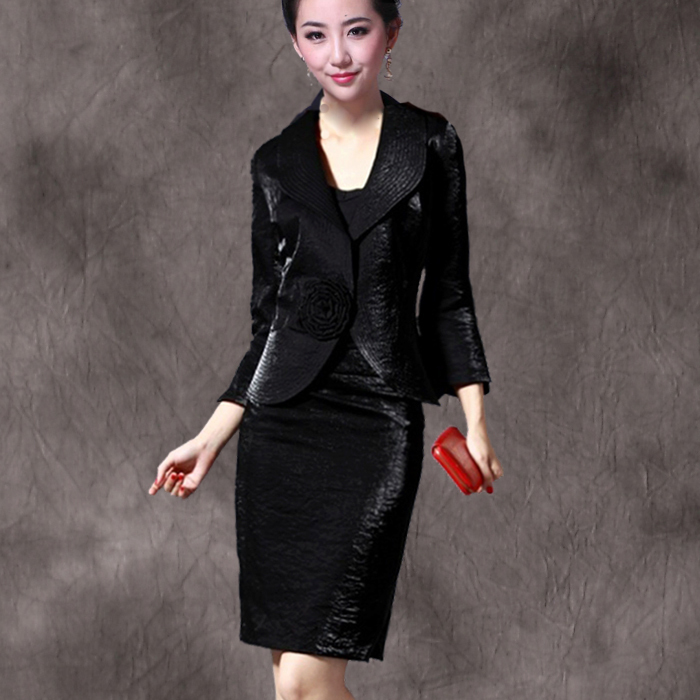 2013 spring and autumn professional dress work wear work wear skirt set suit skirt three quarter sleeve ol slim formal